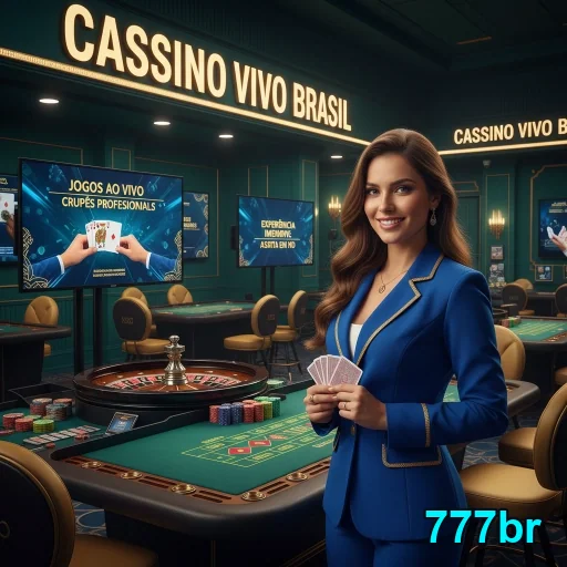 Ilustração de Explore a Experiência ao Vivo com 777br: Jogos de Cassino Imperdíveis