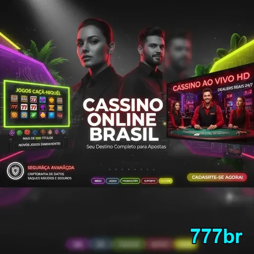 Ilustração de Acesse o Cassino Online 777br com Segurança e Rapidez